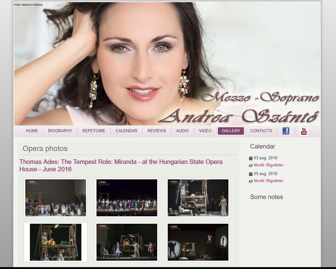 Szántó Andrea Official site wandreaszanto.com