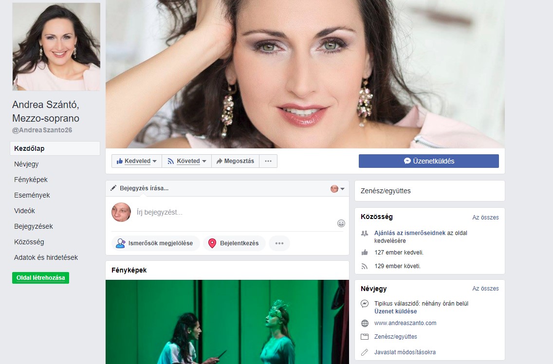 Szántó Andrea Official site wandreaszanto.com