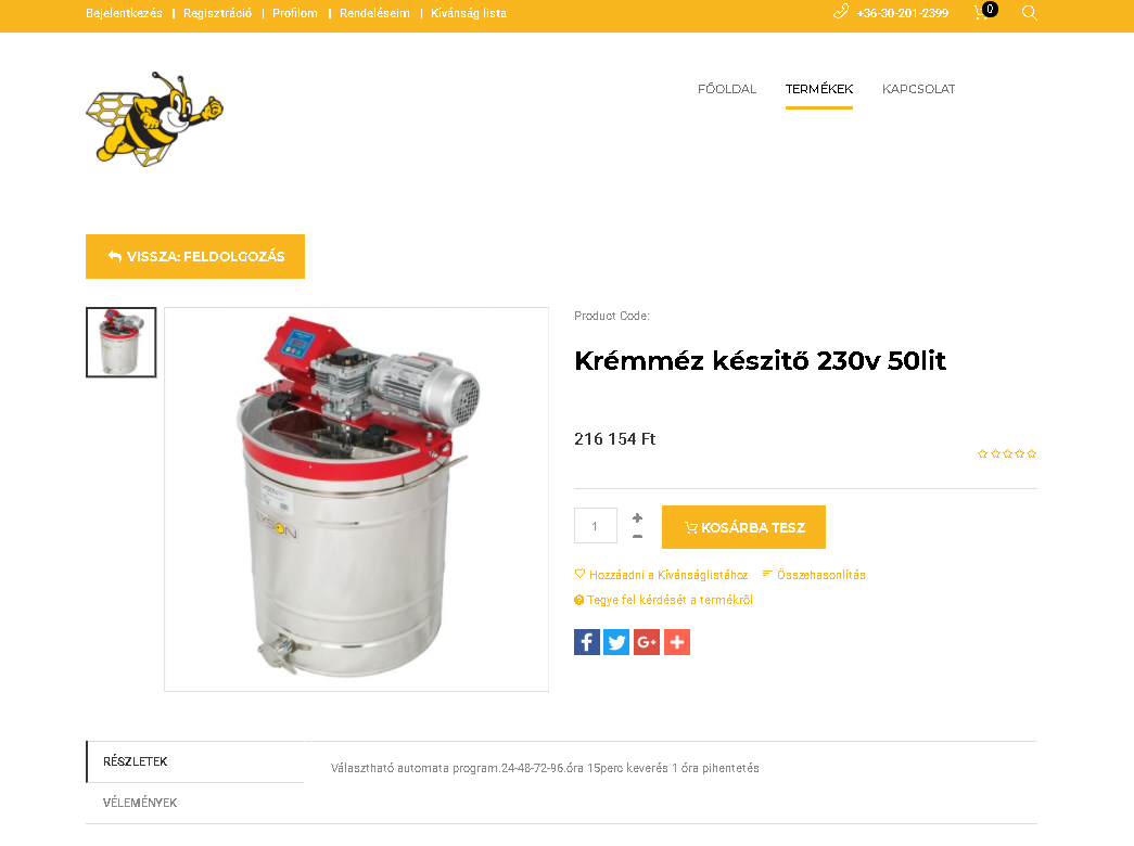 Méhészeti eszközök webáruház www.meheszetieszkozok.hu